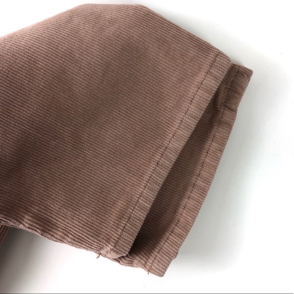 Rag & BoneTomboy Corduroy Tan Cropped Pants Sz 26 - Picture 6 of 7